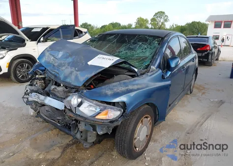 2011 Honda Civic Hybrid из США, поврежденный, VIN JHMFA3F22BS001075